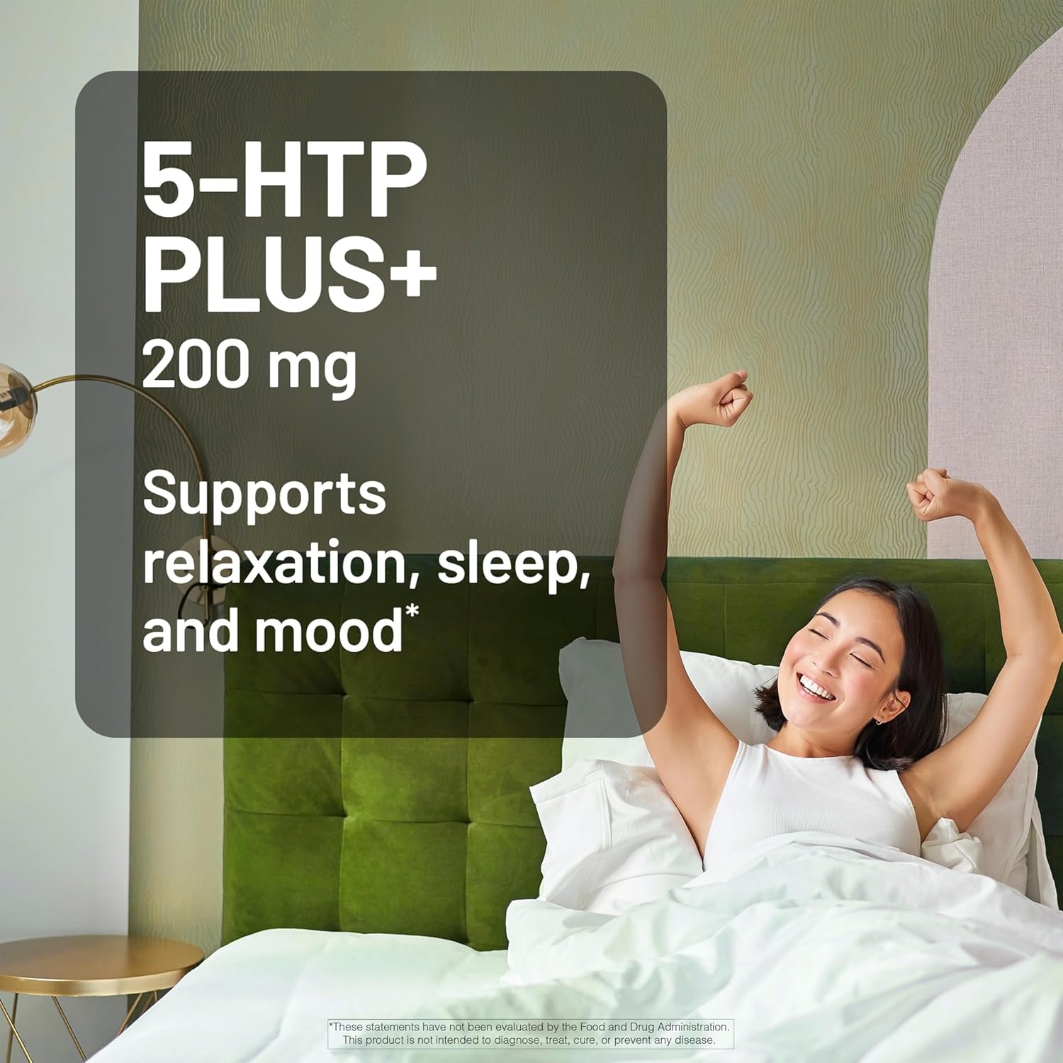 image:imageNatureWise 5HTP 200mg Supplement from Griffonia Seeds with Cofactor Vitamin B6 Mood Support and Natural Sleep Aid for Adults DelayedRelease Vegan 30 Count1Month Supply200MG