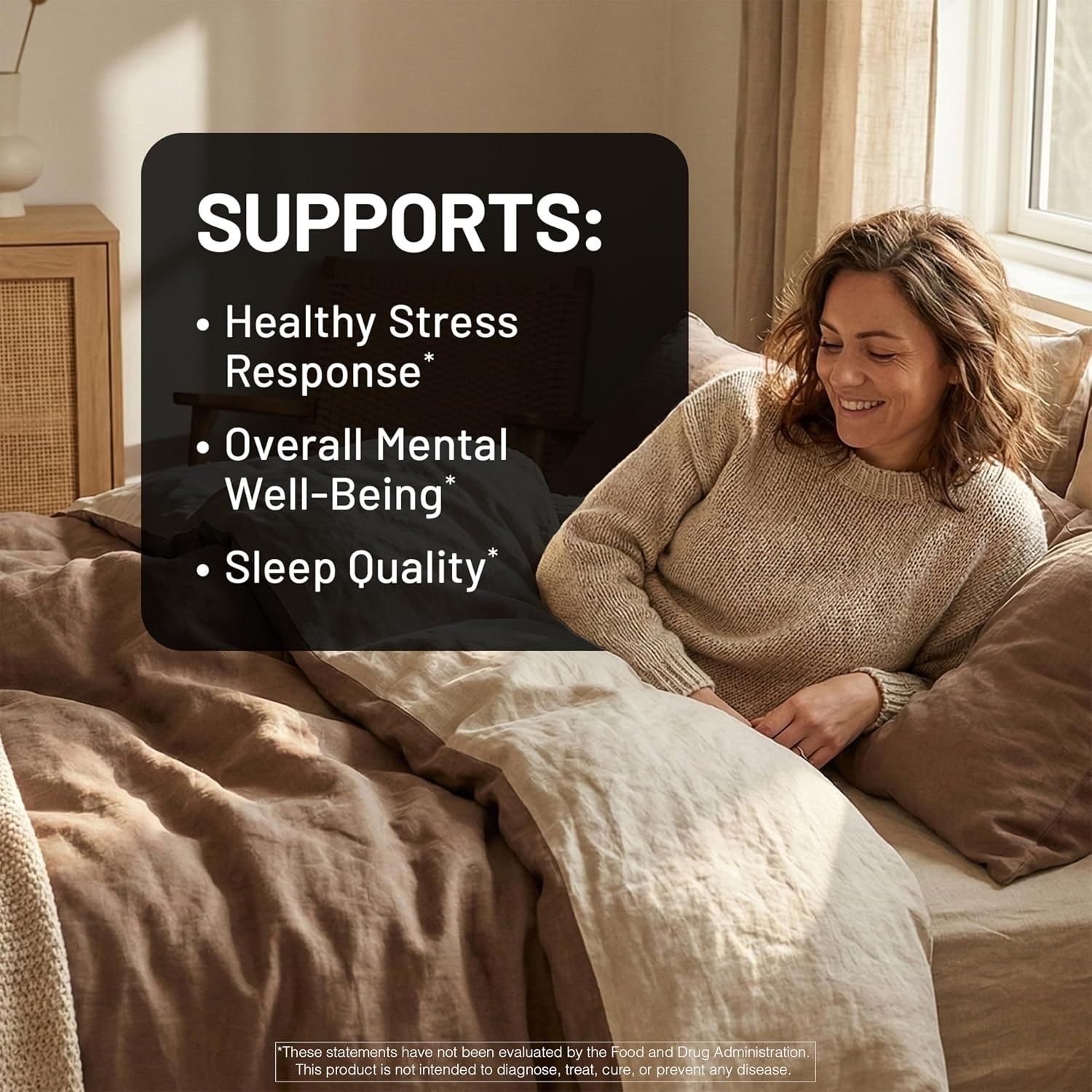 image:imageNatureWise Ashwagandha for Stress With KSM66 Extract GABA LTheanine Rhodiola Rosea Herbal Mood amp Sleep Support Vegan NonGMO GlutenFree 60 Capsules1Month Supply
