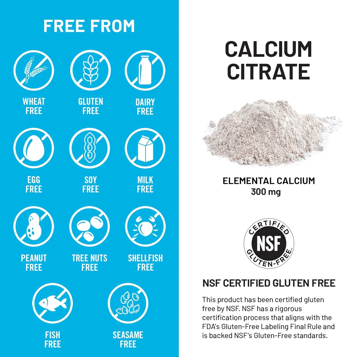 image:imageNatureWise Calcium Citrate 300mg Capsules Supplement for Bone Health Easy to Digest amp WellAbsorb Vegan NonGMO GlutenFree 180 Capsules90Day SupplyUnflavored
