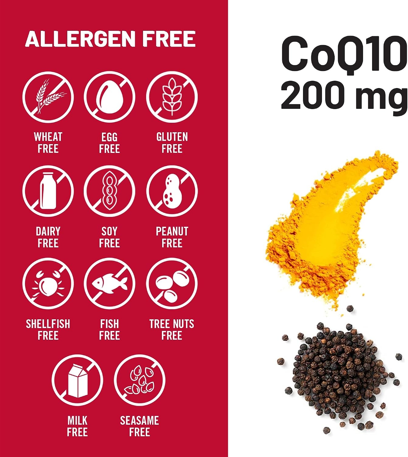 image:imageNatureWise CoQ10 100mg Black Pepper Softgels High Absorption Coenzyme Q10 Black Pepper Antioxidant for Heart Health Cellular Energy Vegan NonGMO GlutenFree 30 Count30Day Supply90 Count Pack of 1
