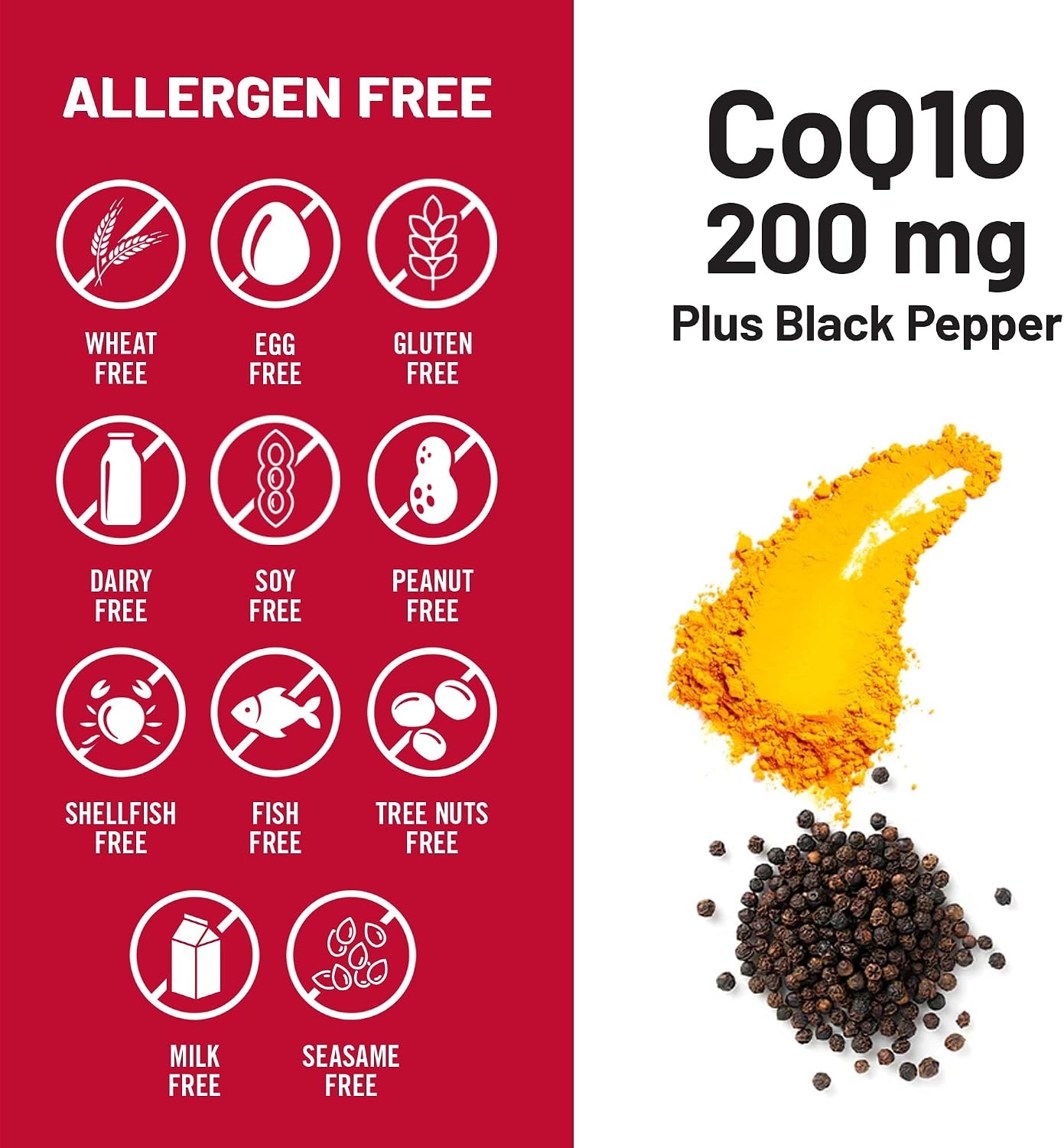 image:imageNatureWise CoQ10 100mg Black Pepper Softgels High Absorption Coenzyme Q10 Black Pepper Antioxidant for Heart Health Cellular Energy Vegan NonGMO GlutenFree 30 Count30Day Supply90 Count Pack of 1