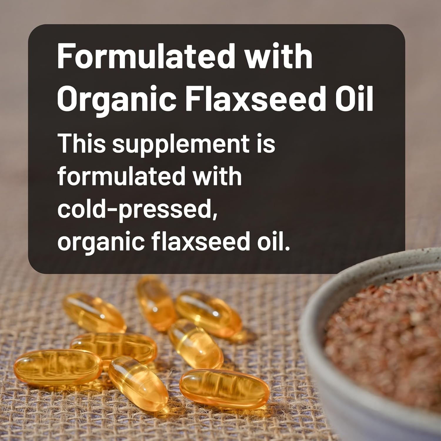 image:imageNatureWise Flaxseed Oil 1000 mg Fish Free Omega 3 with 580 mg ALA Plant Based Omega 3 6 9 Supplement Organic Cold Pressed NonGMO 120 Softgels120Day Supply