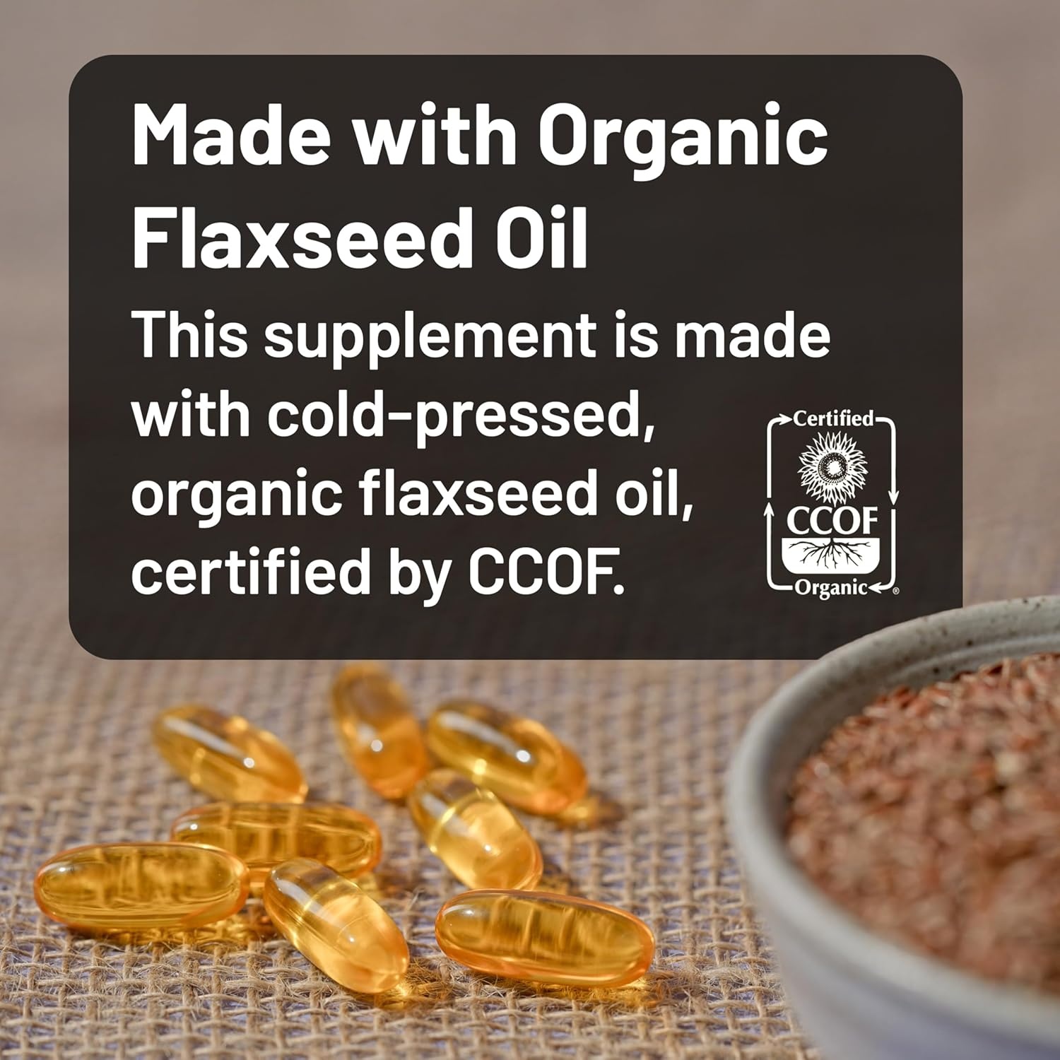 image:imageNatureWise Flaxseed Oil 1200 mg Fish Free Omega 3 6 9 with 720mg ALA Dietary Supplement for Heart Health Support Organic Cold Pressed 120 Softgels4Month Supply30 Count Pack of 1