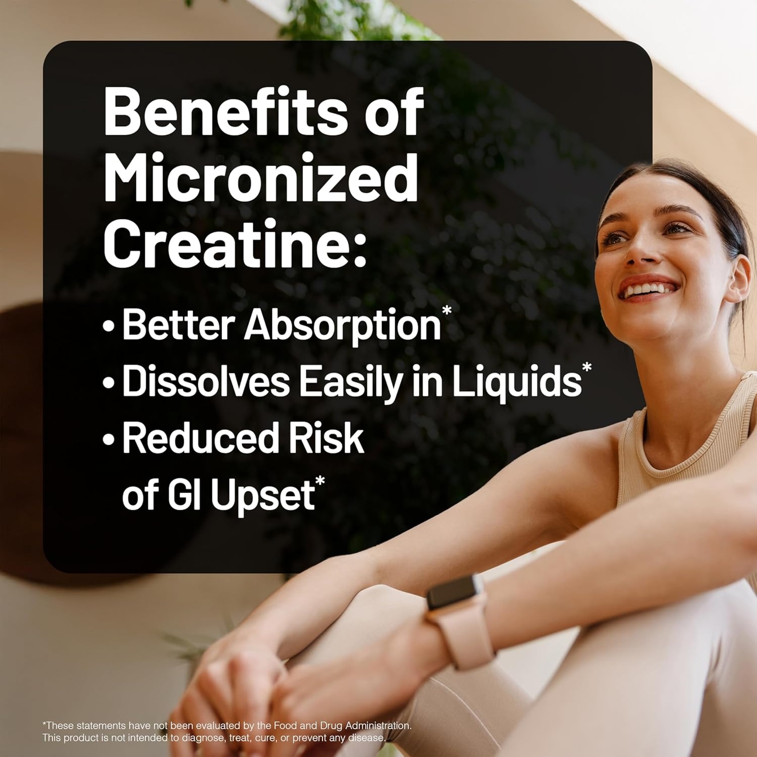 image:imageNatureWise Micronized Creatine Monohydrate Powder 5000mg 5g Per Serving Creatine for Women amp Men Pure Unflavored Supports Lean Muscle Mass Endurance 100 Servings