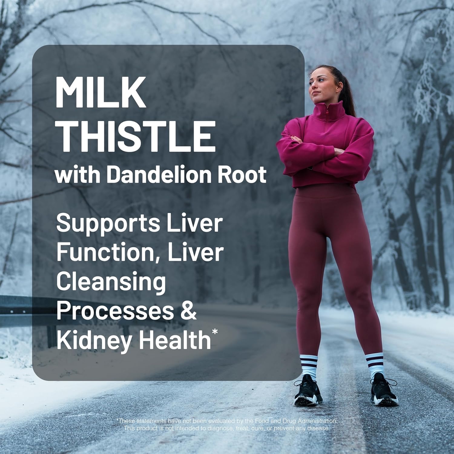 image:imageNatureWise Milk Thistle with Dandelion Root Silymarin Antioxidant Liver amp Kidney Health Support Supplement Vegan NonGMO Gluten Free 60 Count60Day Supply60 Count Pack of 1