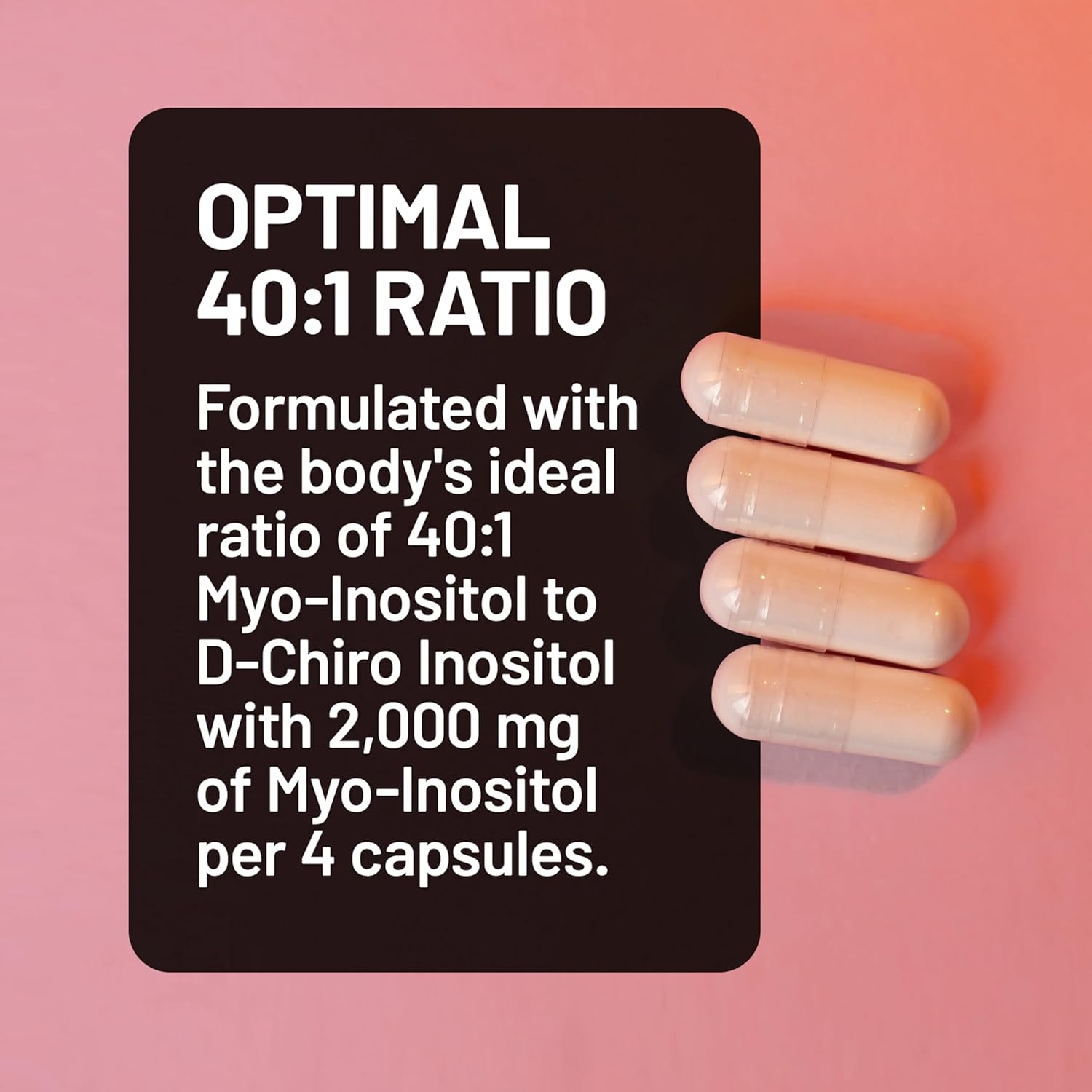 image:imageNatureWise MyoInositol amp DChiro Inositol Supplement for Women Fertility Supplements for Women Ideal 401 Ratio Myo Inositol 2000mg NonGMO Vegan USA Manufactured 30Day Supply