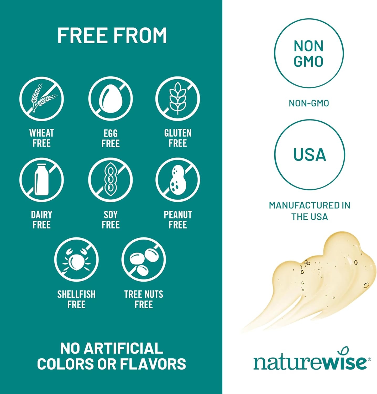 image:imageNatureWise Omega 3 Fish Oil 500mg Omega 3 per Serving 300mg EPA amp 200mg DHA Sustainably Sourced for Purity Lemon Flavored Burpless Gluten amp Soy Free NonGMO 60 Softgels2Month Supply90 Count Pack of 1