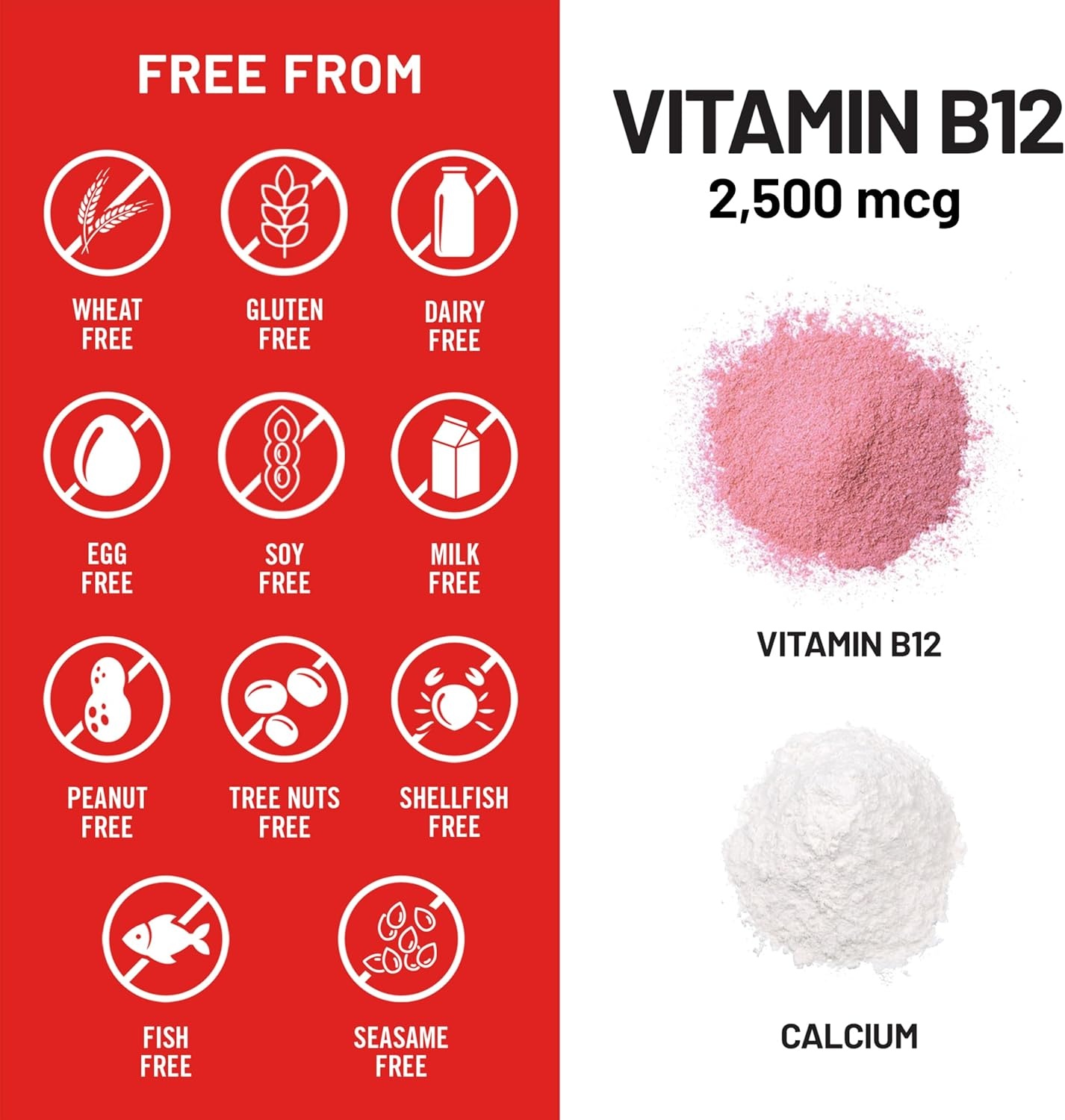 image:imageNatureWise Vitamin B12 Extra Strength 2500mcg B12 Supplement for Energy Mental Clarity amp Nervous System Support EasytoSwallow Vegan amp NonGMO USA Manufactured 60 Tablets60Day Supply