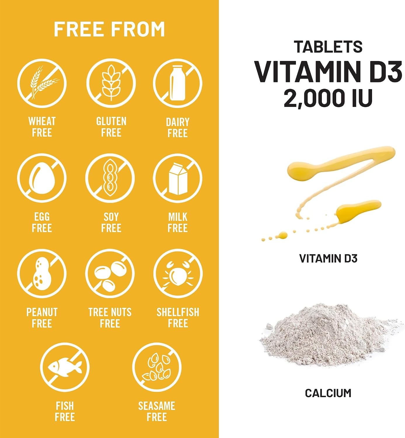 image:imageNatureWise Vitamin D3 2000IU Tablets Naturally Sourced Vitamin D Supplement for Bone amp Immune System Support EasytoSwallow Mini Tablets NonGMO USA Manufactured 220 Tablets220 Day Supply