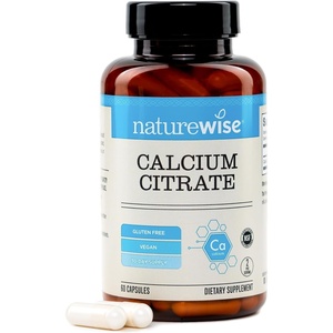 NatureWise Calcium Citrate 300mg Capsules – Supplement for Bone Health – Easy to Digest & Well-Absorb – Vegan, Non-GMO, Gluten-Free – 180 Capsules[90-Day Supply](Unflavored)